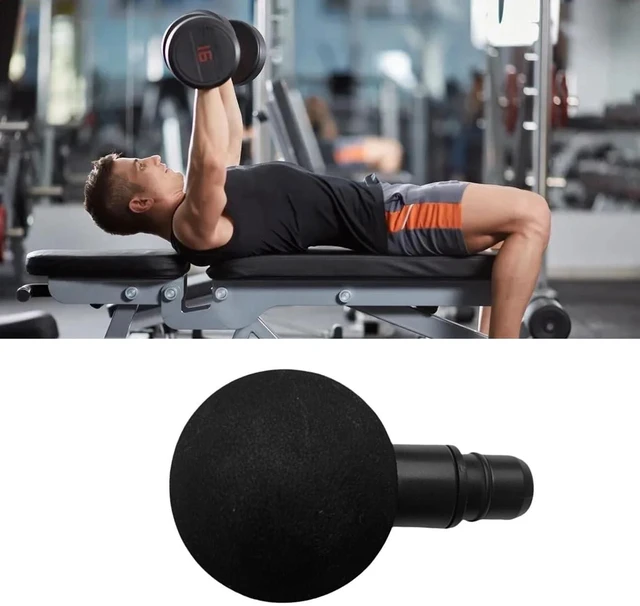 Alt view image 5 of 7 - Fascia Gun Massage Head 20mm Diameter Muscle Head Accessory Deep Tissue Applicator for Buttocks (2.4in Big Ball Heads)