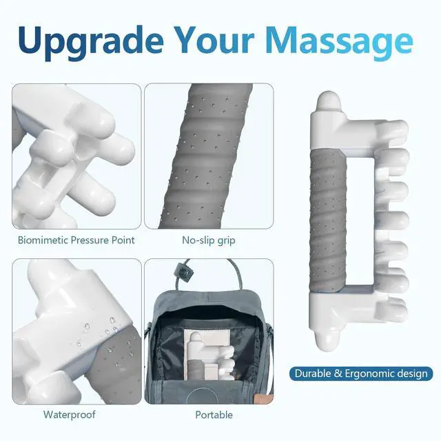 Alt view image 3 of 7 - Fascia Massage Tool Blaster for Cellulite,Handheld Myofascial Release Tool for Deep Tissue Massage,Trigger Point Massage Tool for Manual Massage of Neck & Back