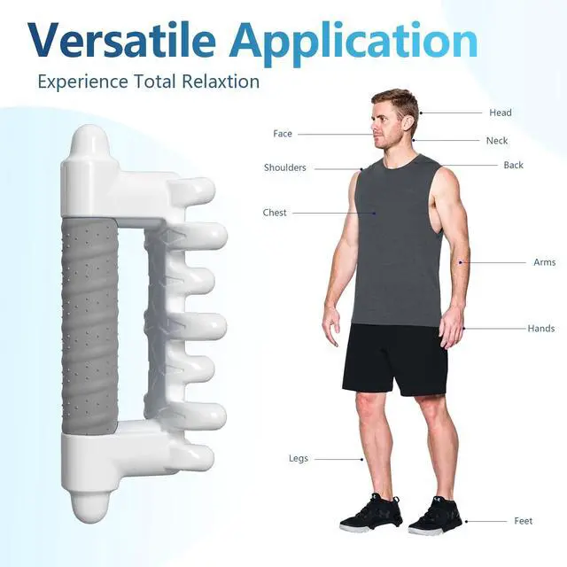 Alt view image 5 of 7 - Fascia Massage Tool Blaster for Cellulite,Handheld Myofascial Release Tool for Deep Tissue Massage,Trigger Point Massage Tool for Manual Massage of Neck & Back