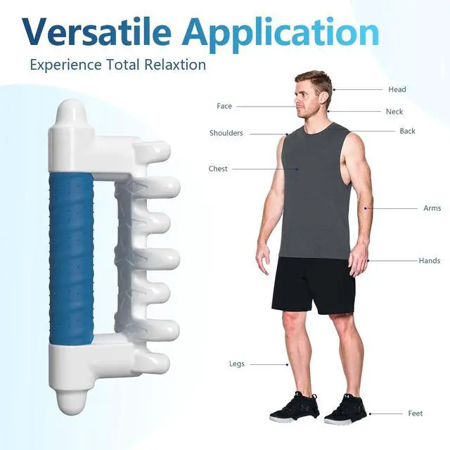 Alt view image 5 of 6 - Fascia Massage Tool Blaster for Cellulite,Handheld Myofascial Release Tool for Deep Tissue Massage,Trigger Point Massage Tool for Manual Massage of Neck & Back