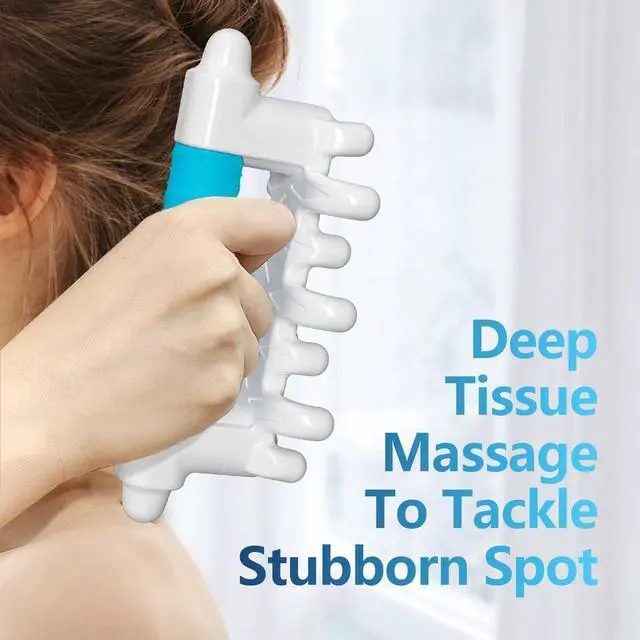 Alt view image 2 of 6 - Fascia Massage Tool Blaster for Cellulite,Handheld Myofascial Release Tool for Deep Tissue Massage,Trigger Point Massage Tool for Manual Massage of Neck & Back