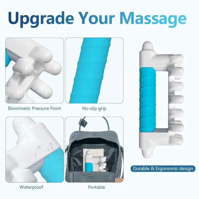 Alt view image 3 of 6 - Fascia Massage Tool Blaster for Cellulite,Handheld Myofascial Release Tool for Deep Tissue Massage,Trigger Point Massage Tool for Manual Massage of Neck & Back