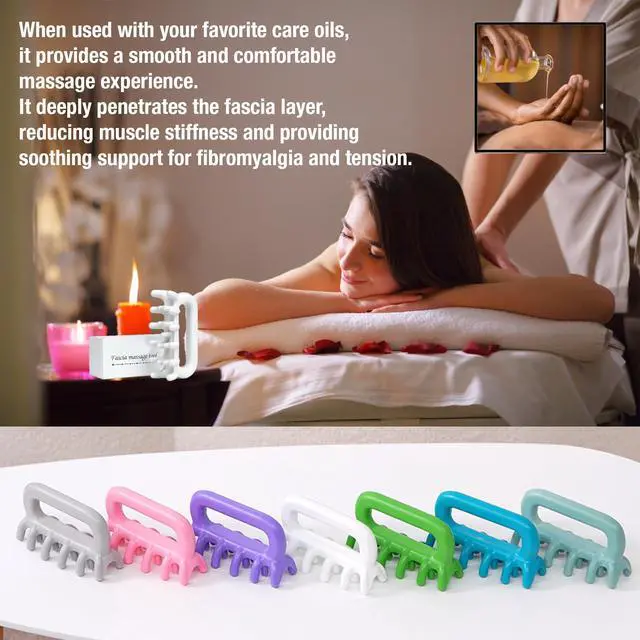 Alt view image 2 of 6 - Fascia Massage Tool Trigger Point Massage Tools Anti Blaster for Cellulite Massager Tool Reaching Deep Myofascial Tissue Throughout The Body Release Muscle Knot Reduction Cellulite