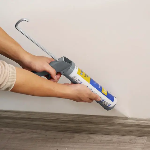 Alt view image 5 of 6 - Caulking Silicone Gun, 10:1 Thrust Ratio, Hand Caulking Guns, No Drip