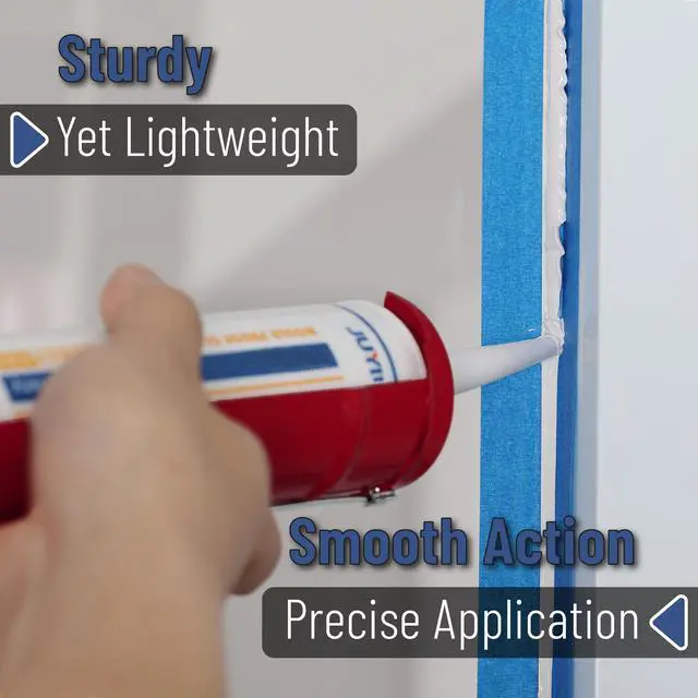 Alt view image 4 of 6 - Caulking Silicone Gun, 10:1 Thrust Ratio, Hand Caulking Guns, No Drip