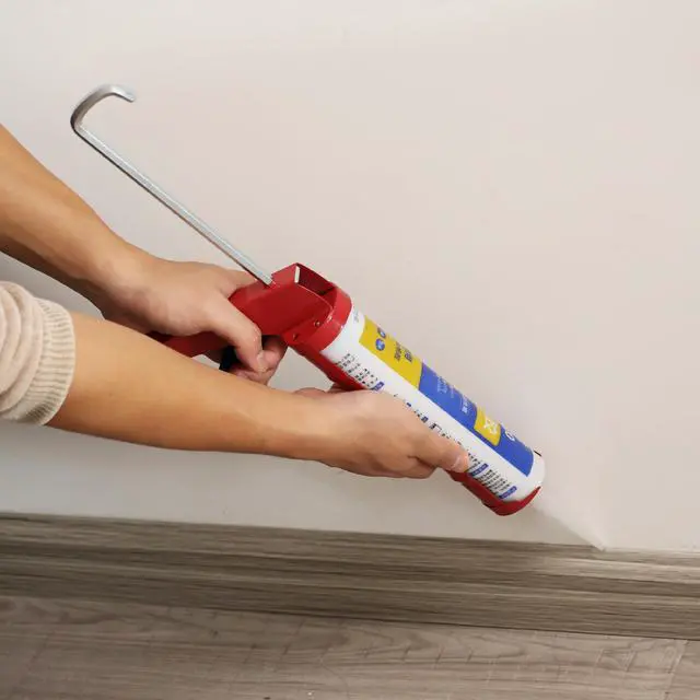 Alt view image 5 of 6 - Caulking Silicone Gun, 10:1 Thrust Ratio, Hand Caulking Guns, No Drip