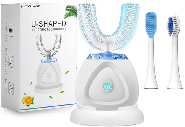 Main image of 360 Ultrasonic Toothbrush, Automatic Toothbrushes Auto Sonic Tooth Brush, Teeth whitening Brush with Timer & Wireless Charging 360° Ultrasonic Electric Toothbrush for Adult