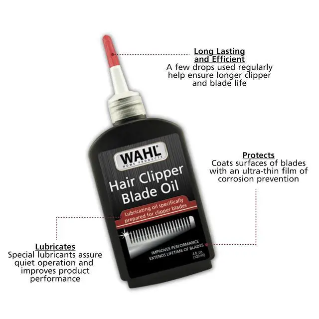 Alt view image 2 of 6 - Premium Hair Clipper Blade Lubricating Oil for Clippers, Trimmers, & Blade Corrosion for Rust Prevention 4 Fluid Ounces Model 3310-300A