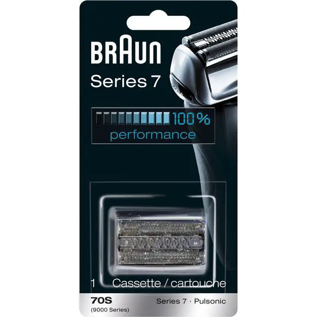 Alt view image 7 of 7 - Series 7 70S Electric Shaver Head Replacement Cassette Silver