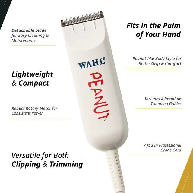 Alt view image 4 of 7 - Classic Peanut Trimmer Versatile Clippertrimmer Lightweight Corded