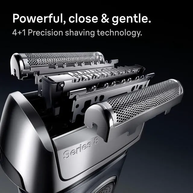 Alt view image 5 of 6 - Series 8 83M Electric Shaver Head Replacement Cassette, Silver