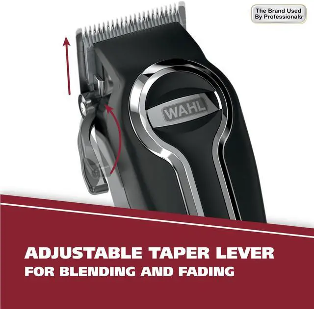 Alt view image 4 of 7 - USA Elite Pro High-Performance Corded Home Haircut & Grooming Kit for Men Electric Hair Clipper Model 3029684
