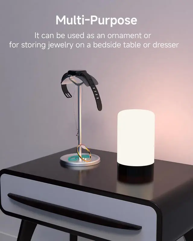 Alt view image 6 of 7 - Headphone Stand for Desk, Aluminum Metal Gaming Headset Holder Hanger with Supporting Rod & Base, Headphone Stand for AirPods Max, AirPods Pro, Beats, Bose, Sennheiser, Sony and More - Silver