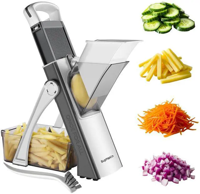 Main image of Safe Mandoline Slicer Plus for Kitchen Adjustable Vegetable Slicer