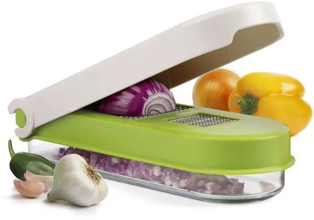 Main image of Vegetable Chop & Mince Multi-Use Manual Chopper for Quick Dicing, Chopping, and Mincing, Easy to Use, BPA-Free