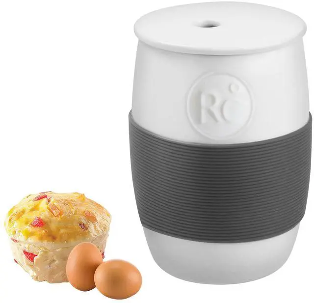 Main image of Professional Ceramic Egg Cooker for Microwave, Quick Scrambled Egg Maker Holds Up to 4 Eggs, Easy & Healthy Breakfast Microwave Cooker Great for Mug Cake, Muffin, Omelet, 100% Food Safe