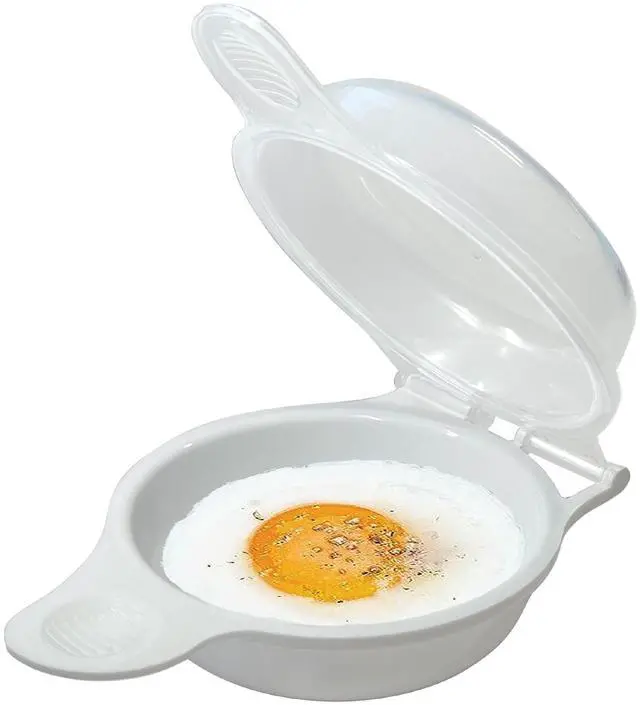 Main image of Microwave Egg Cooker/Poacher - Easy Scrambled Omelet Maker & Breakfast Cookware - Quick and Convenient Egg Cooking Solution - ONE COOKER