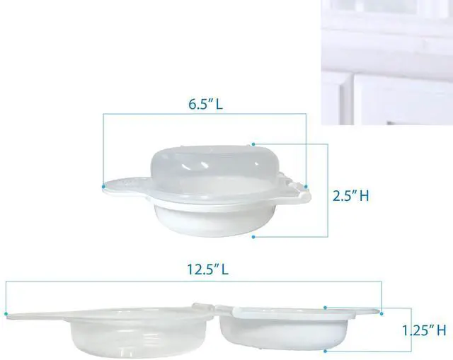 Alt view image 4 of 5 - Microwave Egg Cooker/Poacher - Easy Scrambled Omelet Maker & Breakfast Cookware - Quick and Convenient Egg Cooking Solution - ONE COOKER