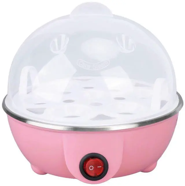 Main image of Chicken Egg Cooker Make Up to 7 Large Boiled Eggs Anti Dry Burning Automatic Power Off Egg Poacher with Heating Plate for Hard, Soft & Poached Eggs()
