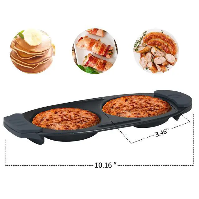 Alt view image 3 of 7 - Quick-Heat Microwave Egg Cooker|Poacher|fryer,Multi-use microwave egg maker for Breakfast Sandwiches,Dishwasher-Safe,Save Time,Portable for Home,Travel,Gifts(red)