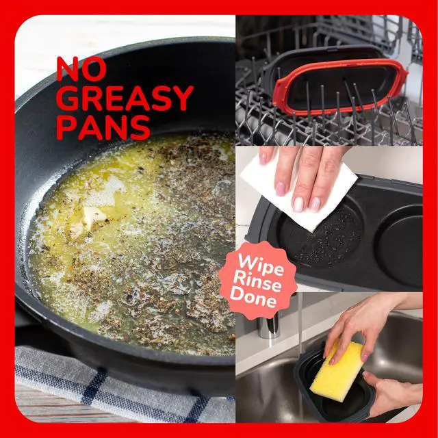 Alt view image 5 of 6 - Egg Mate Microwave Egg Cooker 2-Egg Sunny Side Up Maker with Steam Vent Lid Fast Breakfast Sandwich Egg Mold BPA-Free, Dishwasher Safe