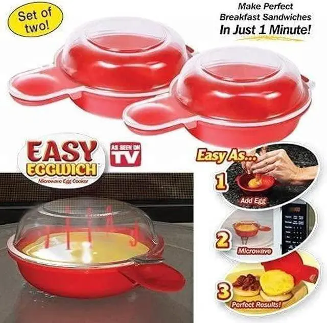 Alt view image 4 of 7 - Microwave Omelet Maker, Egg Maker for Kitchen Cooking Tool Set of 2