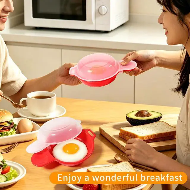 Alt view image 6 of 7 - Microwave Omelet Maker, Egg Maker for Kitchen Cooking Tool Set of 2