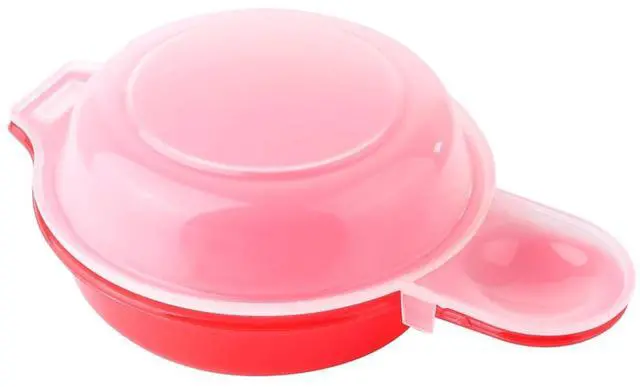Main image of Microwave Omelet Maker, Microwave Egg Cooker,1 Minute Fast Egg Hamburg Omelet Maker Kitchen Cooking Tool(Red and clear)