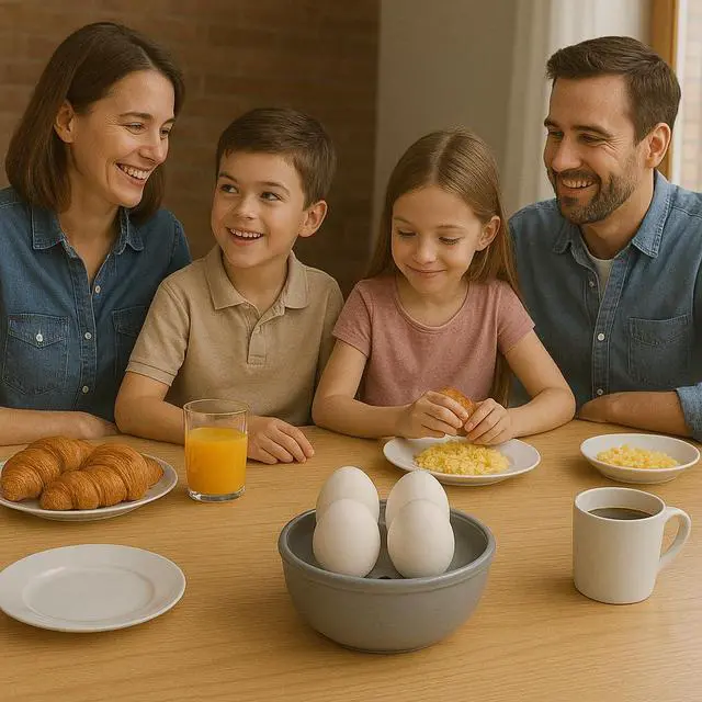 Alt view image 2 of 7 - Microwave Egg Boiler Cooker Hard or Soft Boiled Eggs BPA Free Cook Up To 4 Eggs In Minutes Food-Grade White