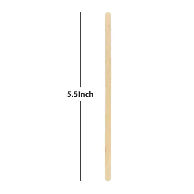 Alt view image 6 of 6 - 5.5inch Wooden Coffee Stirrers, 1000 Count Disposable Stir Sticks for Coffee & Cocktails, Wooden Beverage Mixer with Smooth Ends, Swizzle Drink Sticks