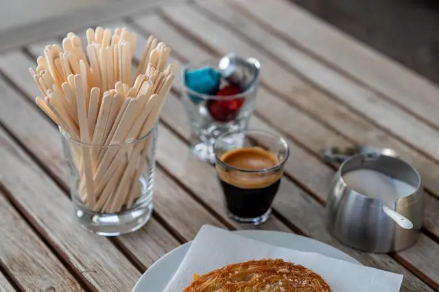 Alt view image 7 of 7 - 5.5 Inch Wooden Coffee Stirrers, 500 Count, Disposable & Compostable Wood Coffee Stick Stirrers | Eco-Friendly, Sustainable, Organic, Biodegradable, Vegan-Friendly Coffee Station Supplies