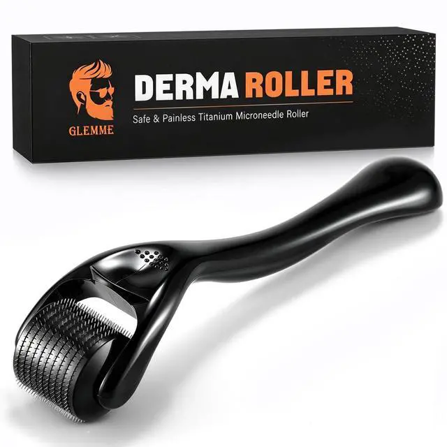Main image of Microneedle Derma Roller for Hair Beard Face Skin 0.25mm Beard Roller Microneedling Roller, Microneedle Roller 0.25mm for Men Women Home Use