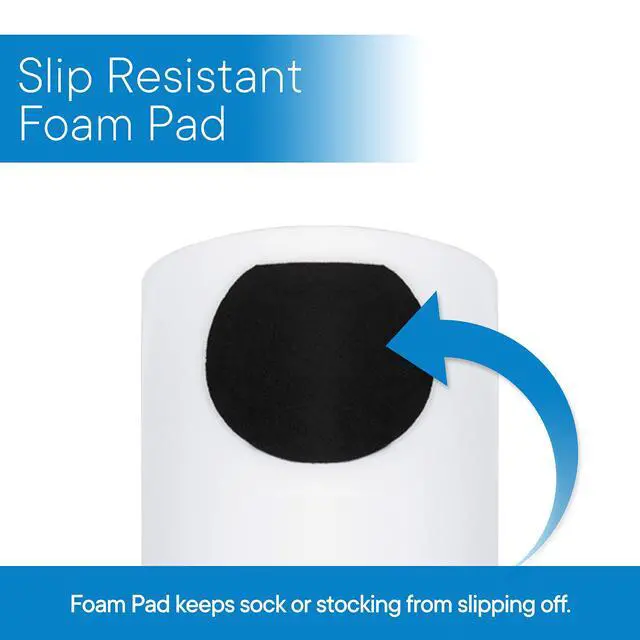 Alt view image 6 of 7 - Deluxe Sock Aid - Socks Helper with Foam Handles for Regular Socks