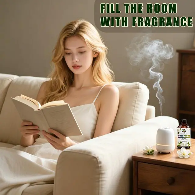 Alt view image 2 of 7 - Gardenia Essential Oil,for Aroma,Diffuser,DIY-4 fl oz (120 ml)