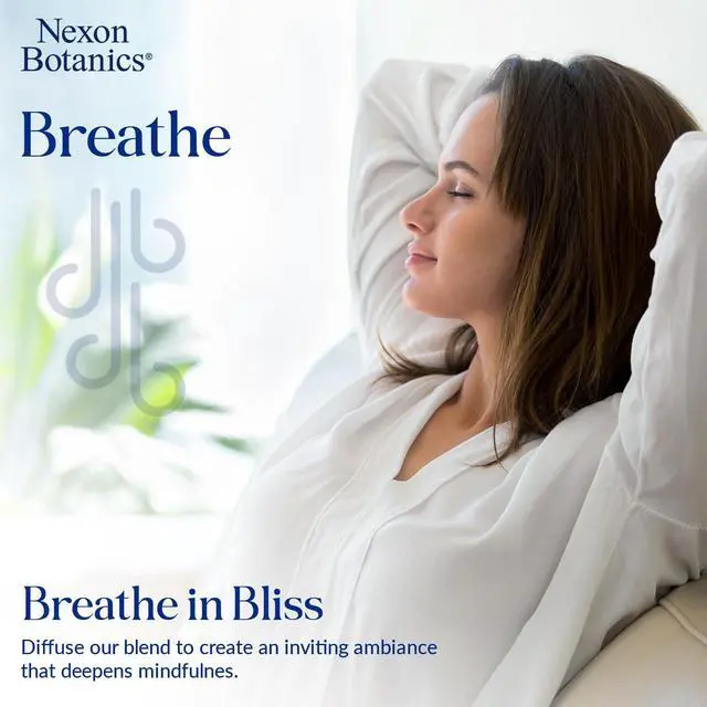 Alt view image 6 of 7 - Breathe Essential Oil Blend 30 ml - Breath Sinus Relief with Menthol Oils - for Humidifiers, Diffusers, and Aromatherapy -