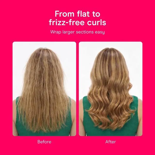 Alt view image 3 of 7 - Double Ceramic 1 ¼-Inch Extra Long Barrel Curling Iron