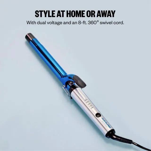 Alt view image 6 of 7 - Nano Titanium 1 inch Curling Iron with Extended Barrel, Professional Spring Hair Curler for Medium to Longer Hair Types