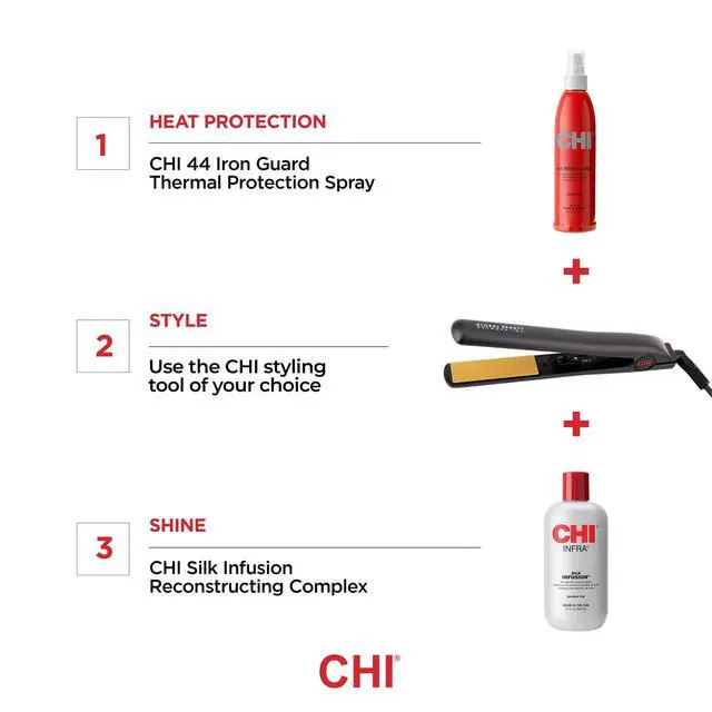 Alt view image 5 of 5 - Tourmaline Ceramic Series Flat Iron, Hair Straightener for Silky, Smooth Hair, 392°F Maximum Temperature, 1" Iron