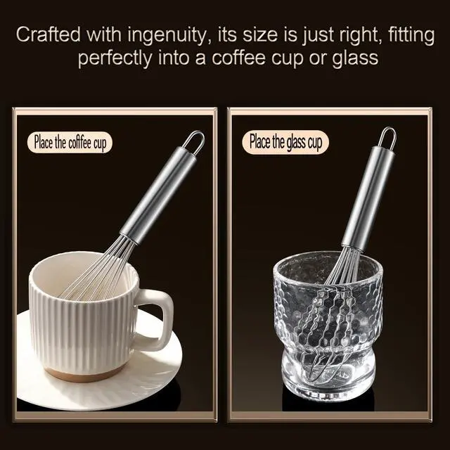Alt view image 7 of 7 - Stainless Steel Whisk (8.4 inches, Silver)