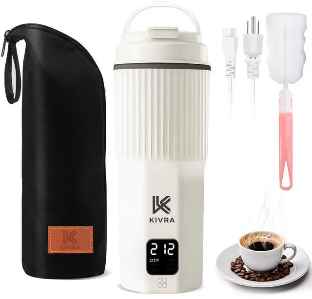 Main image of Travel Kettle-316 Stainless Steel Portable kettle, 450mL Portable Water Boiler with 6 Temperature Control, Auto Shut Off & Boil Dry Protection, Small Electric Kettle for Global Use (100-240V)