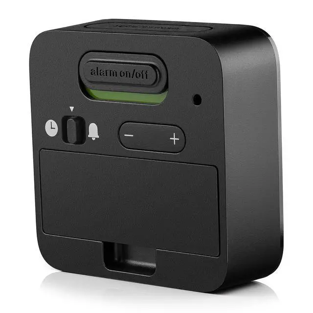 Alt view image 7 of 7 - Digital Travel Alarm Clock with Snooze, Compact Size, Negative LCD Display, Quick Set, Crescendo Beep Alarm in Black, Model BC08B (1-Pack)