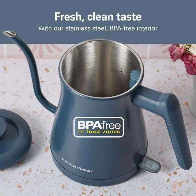 Alt view image 5 of 7 - Compact 20 oz. / 0.6 Liter Gooseneck Electric Kettle