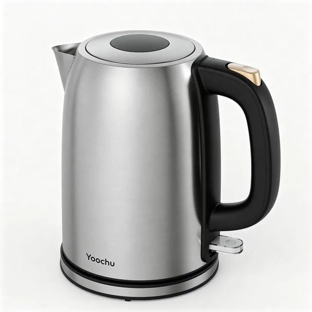 Main image of Electric Kettle Stainless Steel, 1.7L Water Boiler & Heater, 1500W Hot Tea Pot, Boil Dry Protection & Auto Shut-Off, BPA-Free