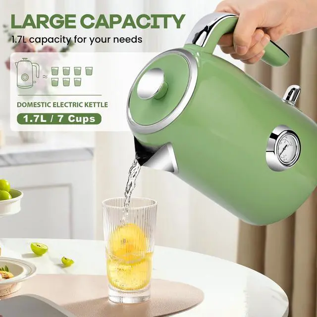 Alt view image 4 of 7 - Electric Kettle,1.7L Stainless Steel Electric tea kettle