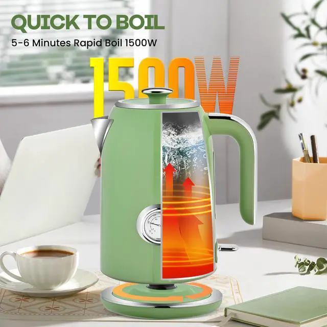 Alt view image 5 of 7 - Electric Kettle,1.7L Stainless Steel Electric tea kettle