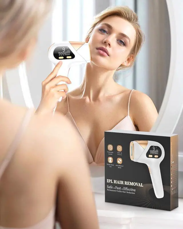 Alt view image 7 of 7 - Hair Removal for Women and Men, Safe at-Home Hair Removal Device, Hair Laser Removal with Long-Lasting in Hair Reduction for Armpits Back Legs Arms Face Bikini Line
