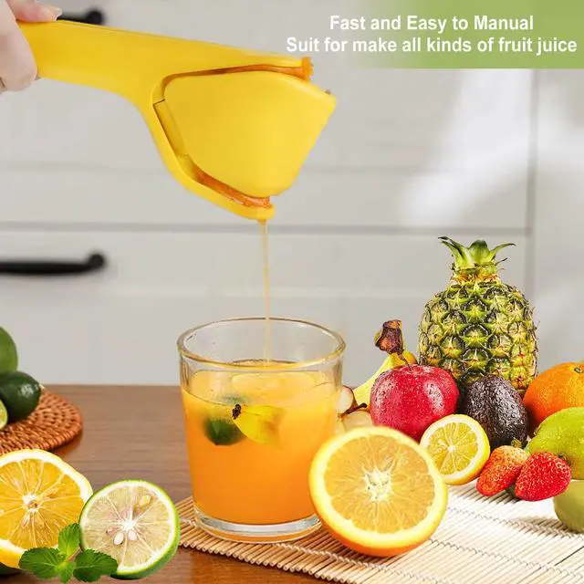 Alt view image 5 of 7 - Lemon Squeezer, Effortless Manual Flat Lime Juicer Hand Press