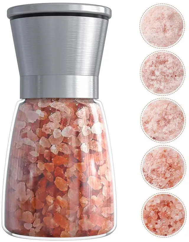 Main image of Original Stainless Steel Salt or Pepper Grinder - Top Spice Mill with Ceramic Blades, Brushed Stainless Steel and Adjustable Coarseness By Pepper Grinder Single Package