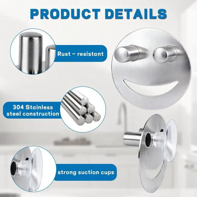 Alt view image 3 of 7 - Stainless Steel Sponge Holder For Scrub Daddy Mommy Sponge, Bathroom Kitchen Sink Caddy Organizer Storage with Suction Cup, Dishwasher Safe, Keep Sponge Dry, Silver, 1-Pack
