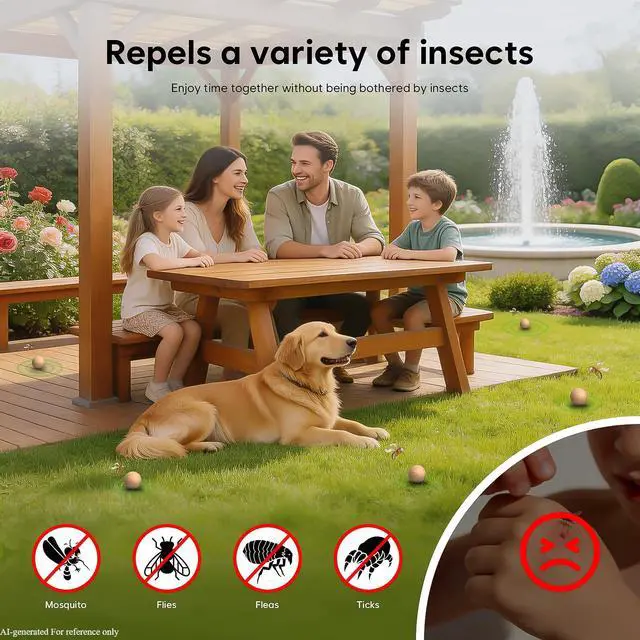 Alt view image 4 of 7 - Mosquito Repellent Outdoor Patio 36 Balls - Mosquito Repellant Indoor & Outdoor for Yard Home Patio Travel Camping, Keep Mosquitoes Away from Door Patio